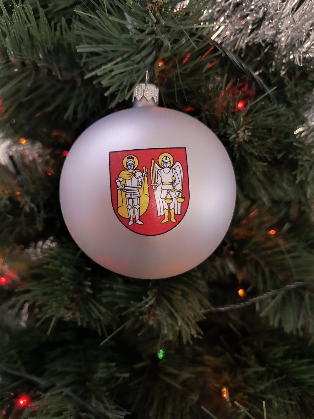 Bombka z herbem Gminy Brąszewice