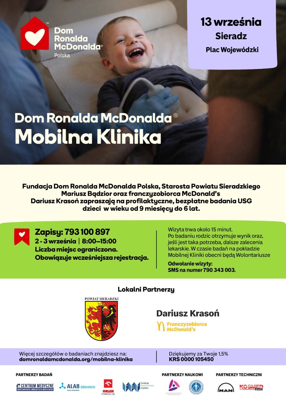 Badania USG-Ronald Mcdonald