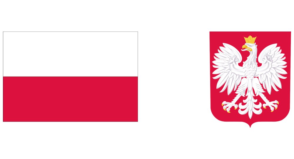 flaga i godło RP