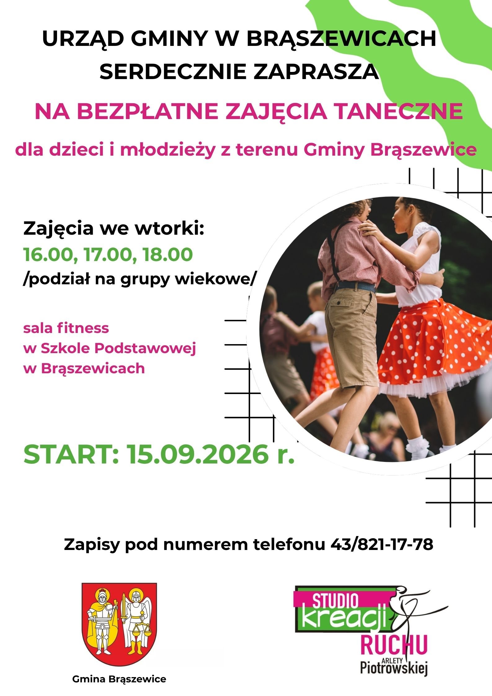 Plakat - Zajęcia Taneczne