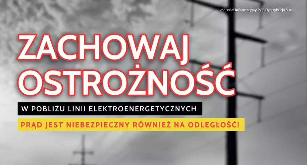 Zachowaj ostrożność - energetyka