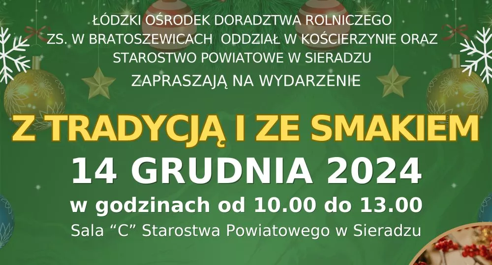 Z tradycją i ze smakiem