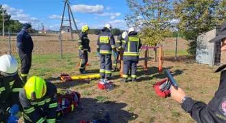 Ćwiczenia strażaków OSP
